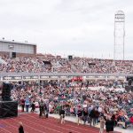 Leonard Cohen in het Olympisch Stadion in Amsterdam